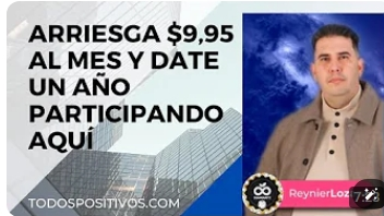 Arriesga $9,95 al mes y date un año participando aquí.mp4 - COS.TV