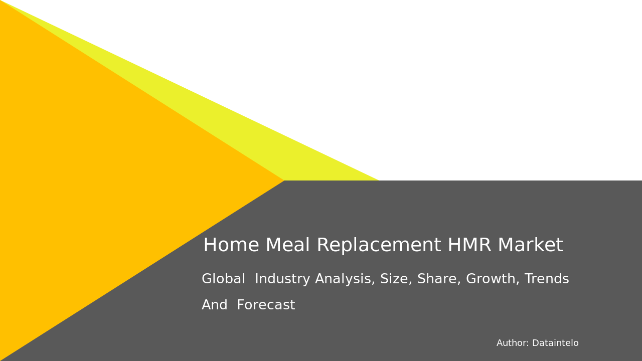 Home Meal Replacement HMR Market Research Report 2032
