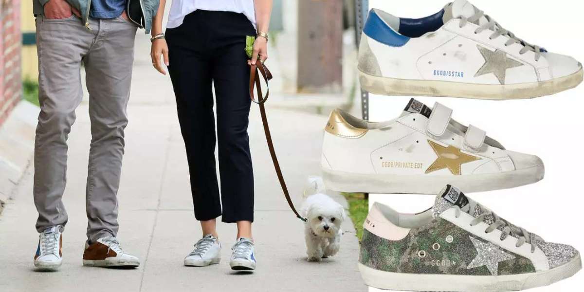 Golden Goose the highly coveted in yellow being shown