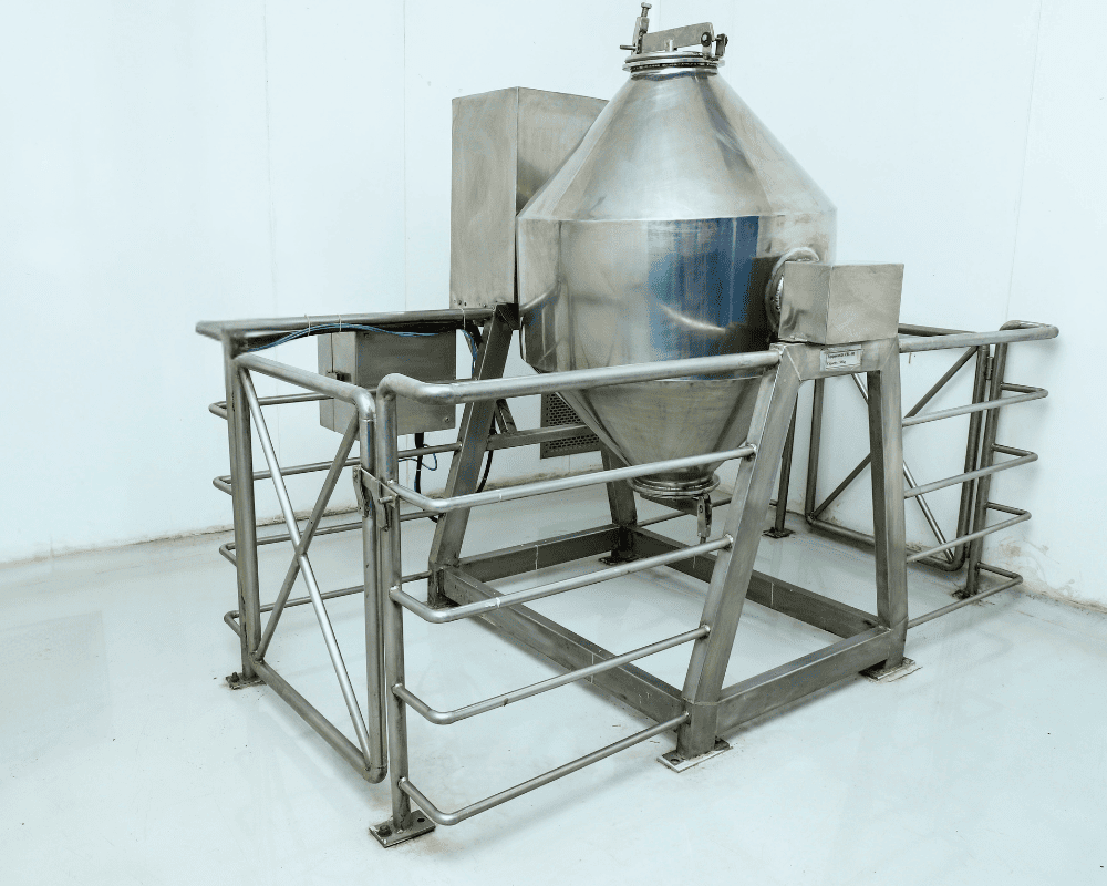 High-Efficiency Double Cone Blender for Industrial Powder Mixing