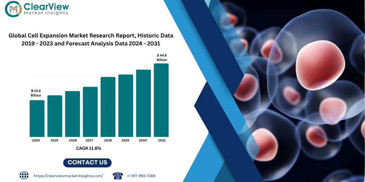Global Cell Expansion Market to Surpass USD 44.6 Billion by 2031, Driven by Demand for Regenerative Medicine and Immunot