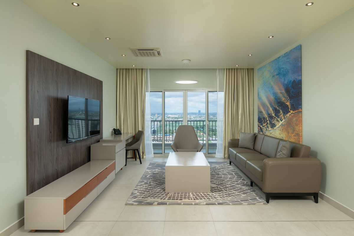 Hotels in Dar es Salaam, Tanzania near Airport | Suites Room | Aura Suites