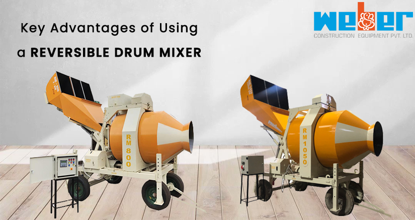 Key Advantages of Using a Reversible Drum Mixer for Small and Mid-Sized Construction Projects