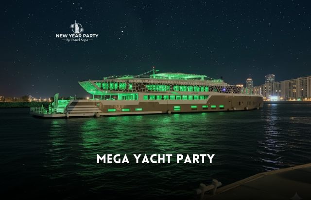 Mega Yacht Party Dubai NYE Celebration 2025- 26