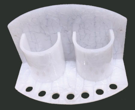 Wall Mounted Acrylic Toothbrush Holder| Acrylic Brush Holder Manufacturer in Rajkot