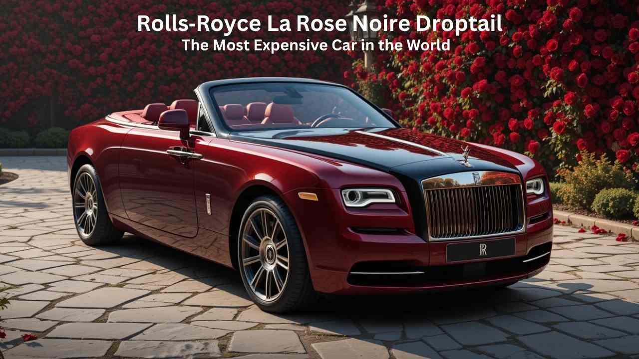 Rolls‑Royce La Rose Noire Droptail The  Most Expensive Car in the World