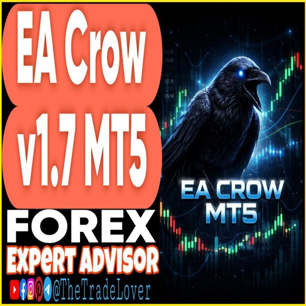 EA Crow v1.7 MT5 (Works on Build 5572+) | Forex Robot | MT5 Expert Advisor - The Trade Lovers