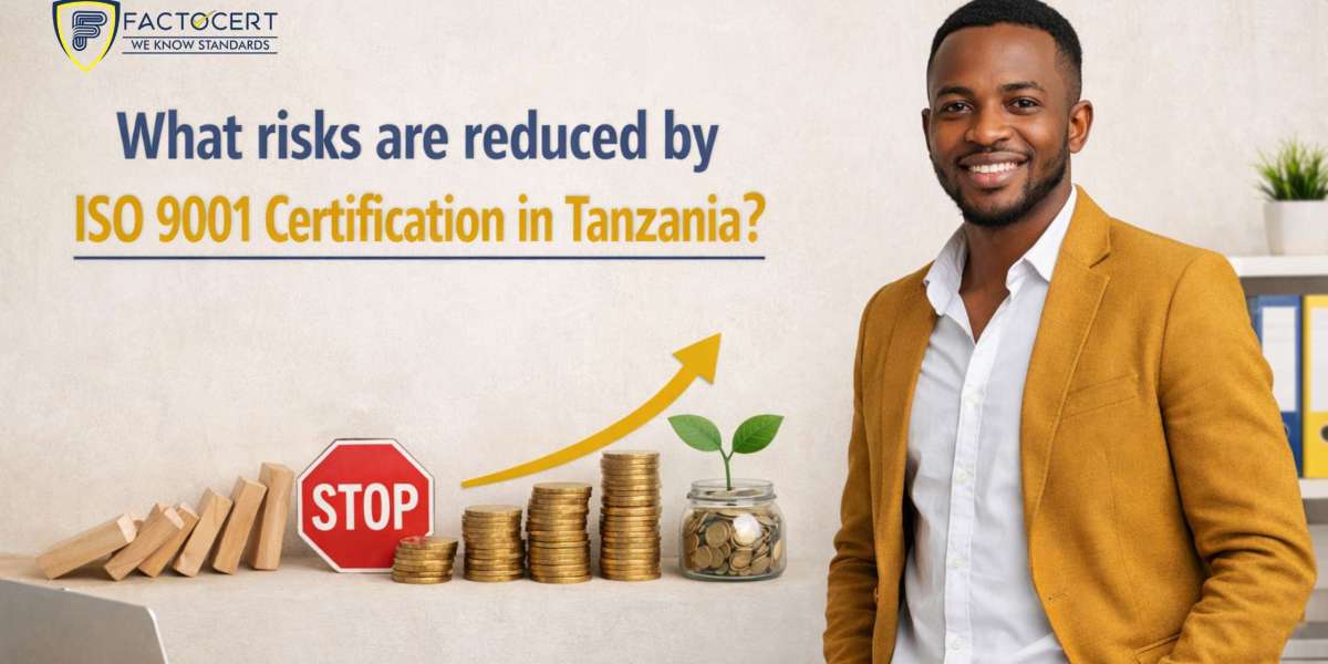 What risks are reduced by ISO 9001 Certification in Tanzania
