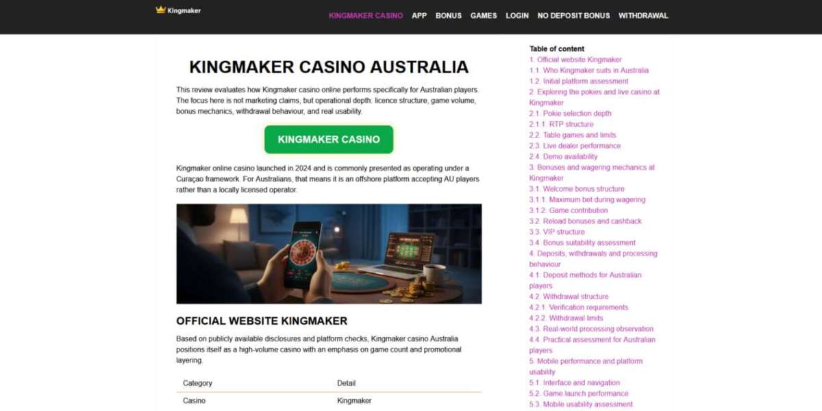 Kingmaker Casino Review 2026: Pros, Cons and Real Player Analysis
